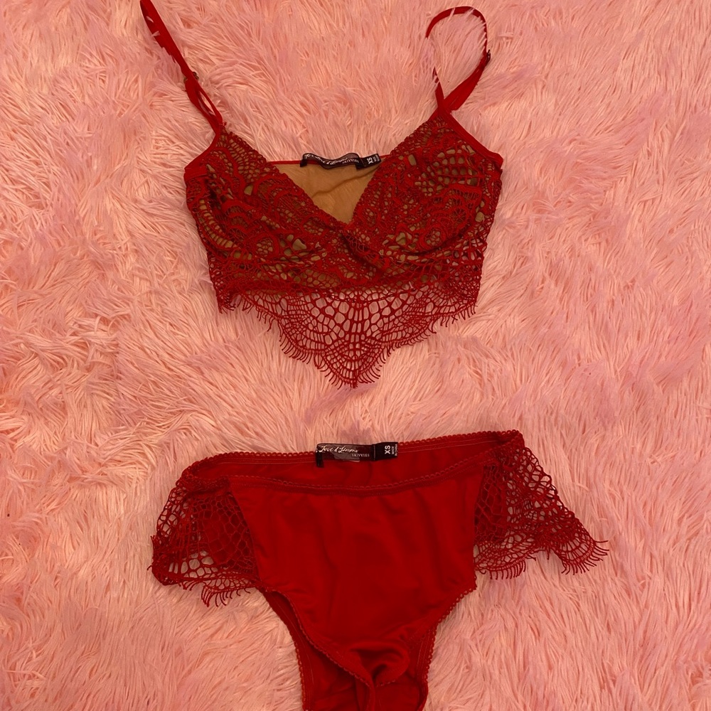for love and lemons bra & panty set